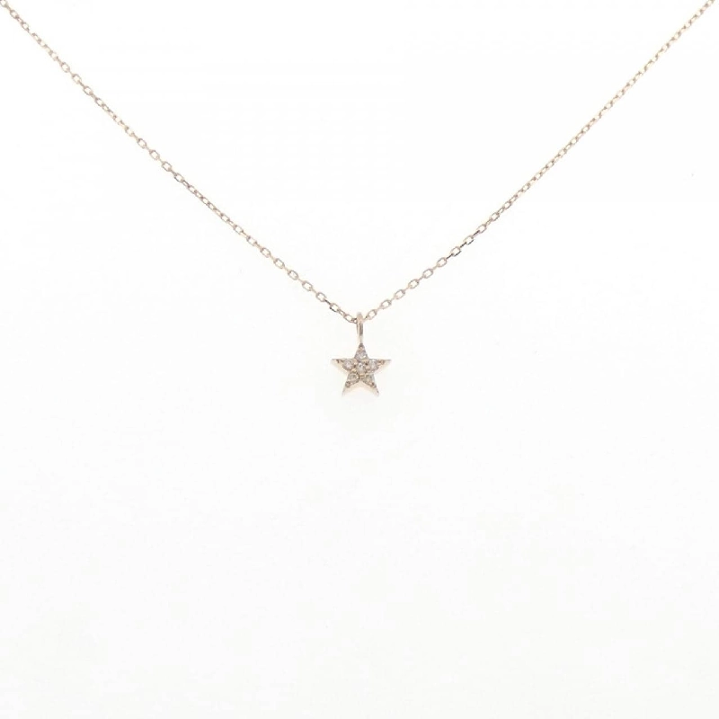 K18PG Ngôi sao Kim cương Dây chuyền 0.03CT - Hàng hiệu Chính hãng 857953