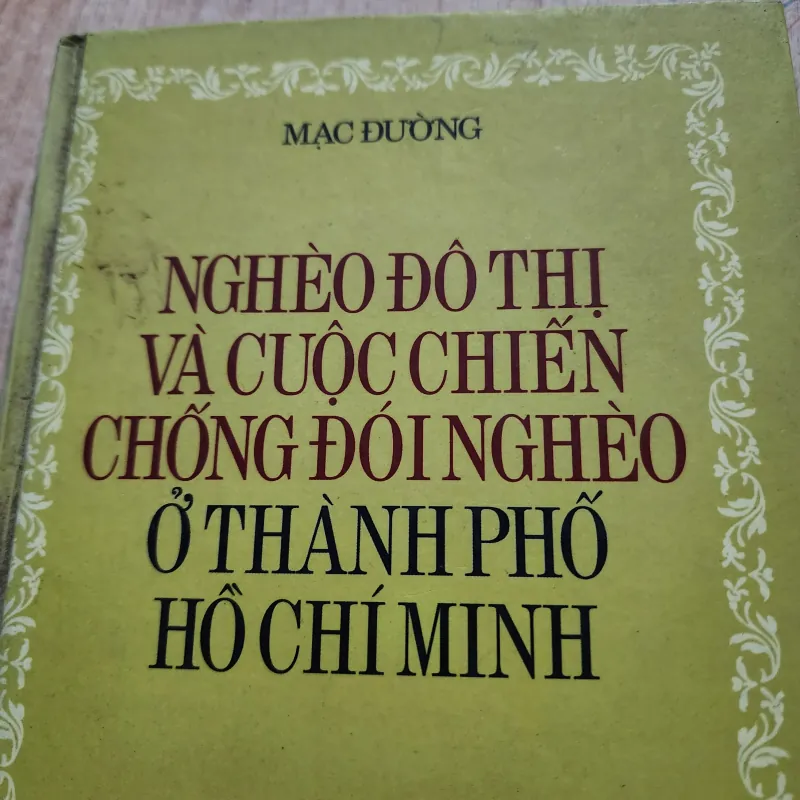 Nghèo đô thị và cuộc chiến chống đói nghèo ở tphcm | chữ ký gs mạc đường 990984