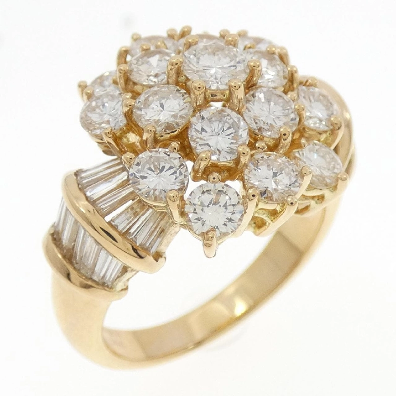 Nhẫn kim cương K18YG 2.44CT 667706