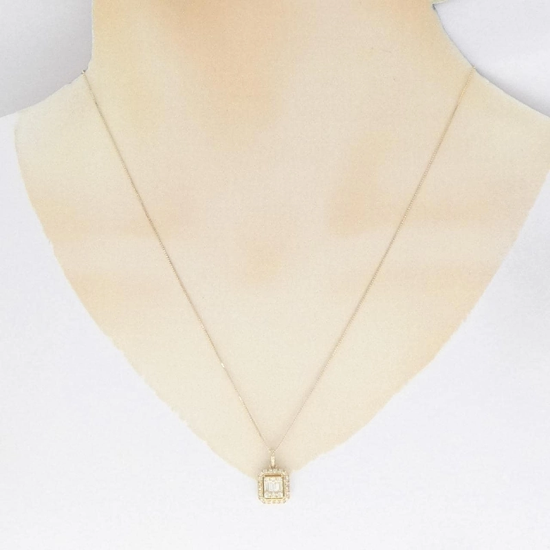 Dây chuyền kim cương K18YG 0.45CT - Hàng hiệu Chính hãng 860188