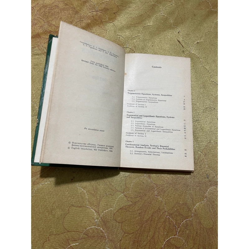 HIGH-SCHOOL MATHEMATICCS Under the editorship of Professor G.N. YAKOVLEV,D.Sc. 543654