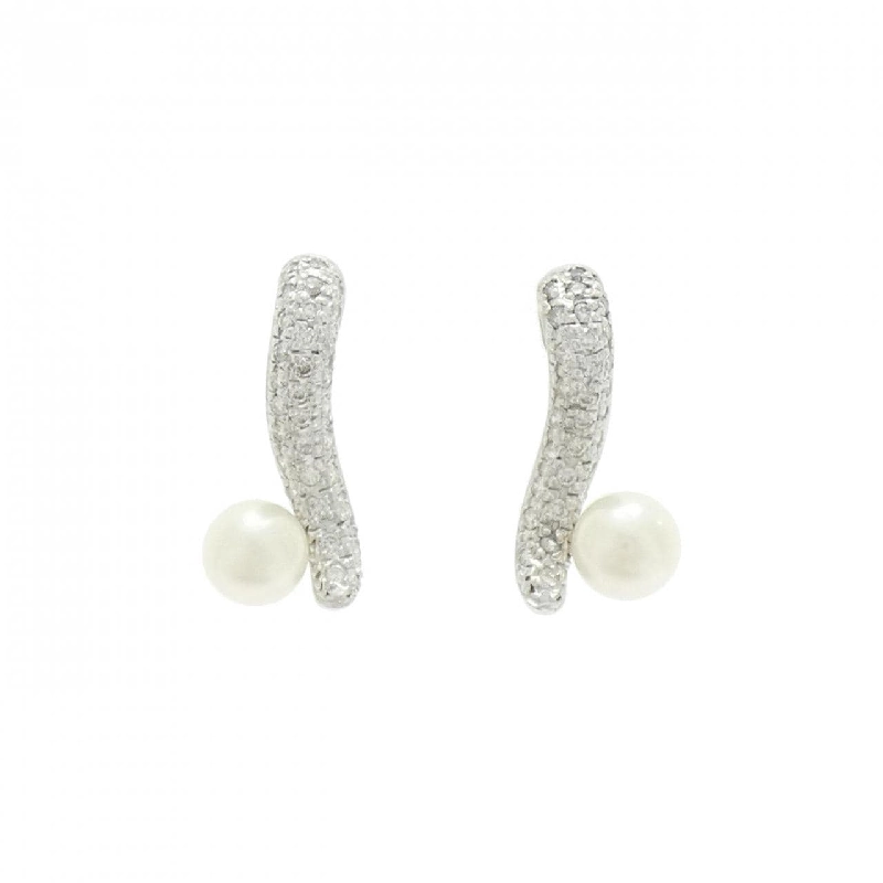 K18WG Bông tai ngọc trai Akoya 6.0mm - Hàng hiệu Chính hãng 867222