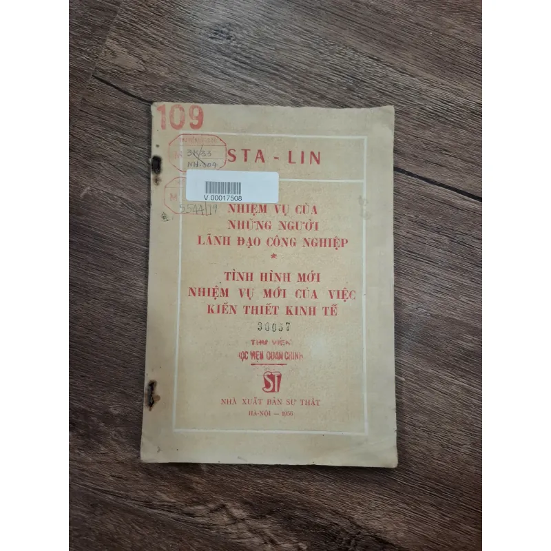 Nhiệm vụ của những người lãnh đạo công nghiệp - J. Sta-lin - Kinh tế/Quản lý 715908