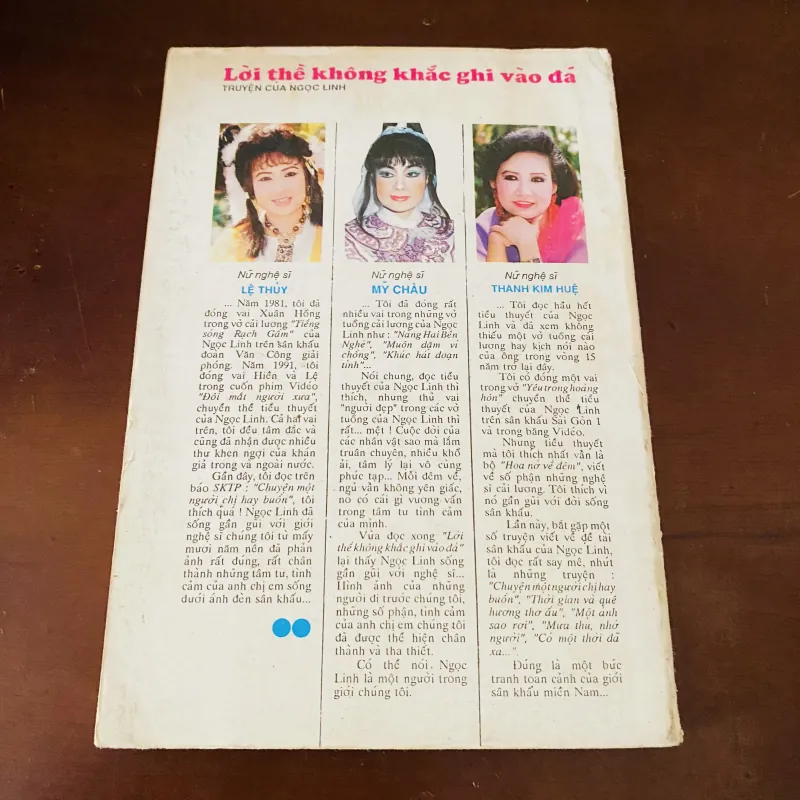 Lời thề không khắc ghi vào đá - Ngọc Linh (1992) 974177