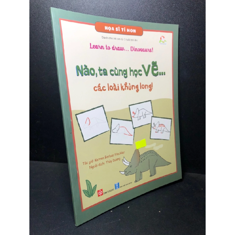 [Phiên Chợ Sách Cũ] Nào, ta cùng học vẽ... Các loài khủng long năm 2020 2303 417441