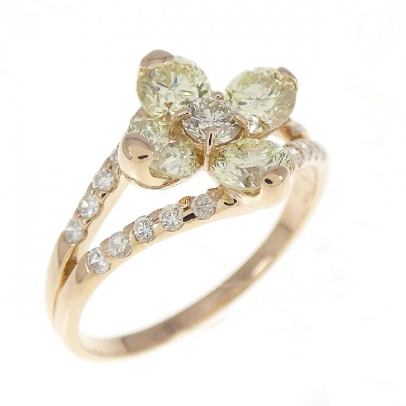 Nhẫn kim cương hoa K18PG 1.20CT 670848