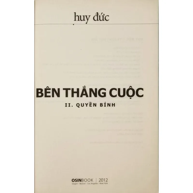 Bên thắng cuộc (Huy Đức) 934553