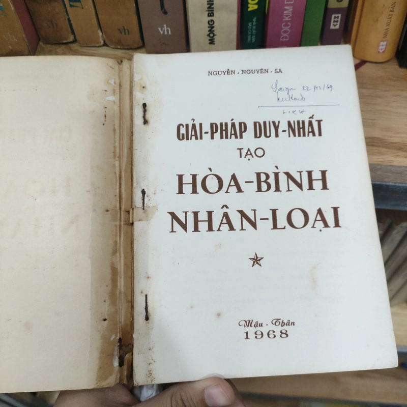 GIẢI PHÁP DUY NHẤT TẠO HOÀ BÌNH NHÂN LOẠI  290485