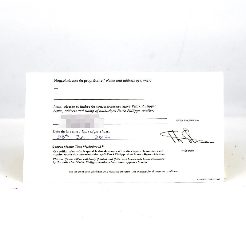 Patek Philippe Golden Ellipse PG 3738/100R-001 PG･RG tự động - Hàng hiệu Chính hãng 881877