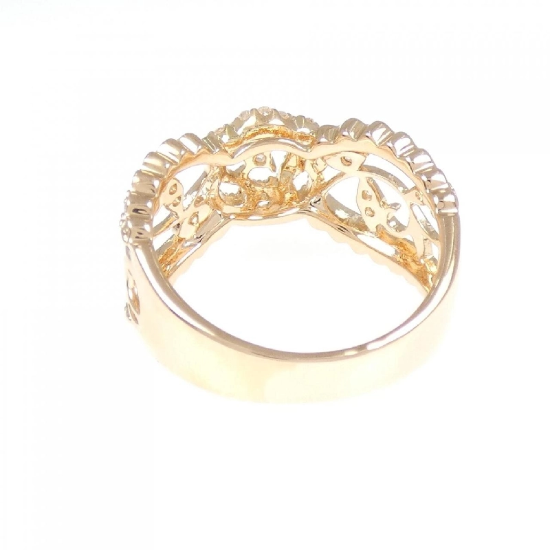 Nhẫn kim cương K18PG hoa 0.40CT 673107