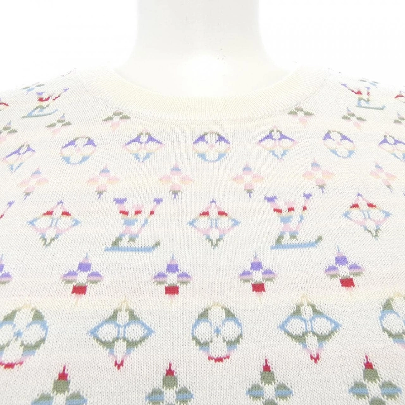 Louis Vuitton LOUIS VUITTON Áo len họa tiết monogram pastel FNKS99TT9 - Hàng hiệu Chính hãng 633511