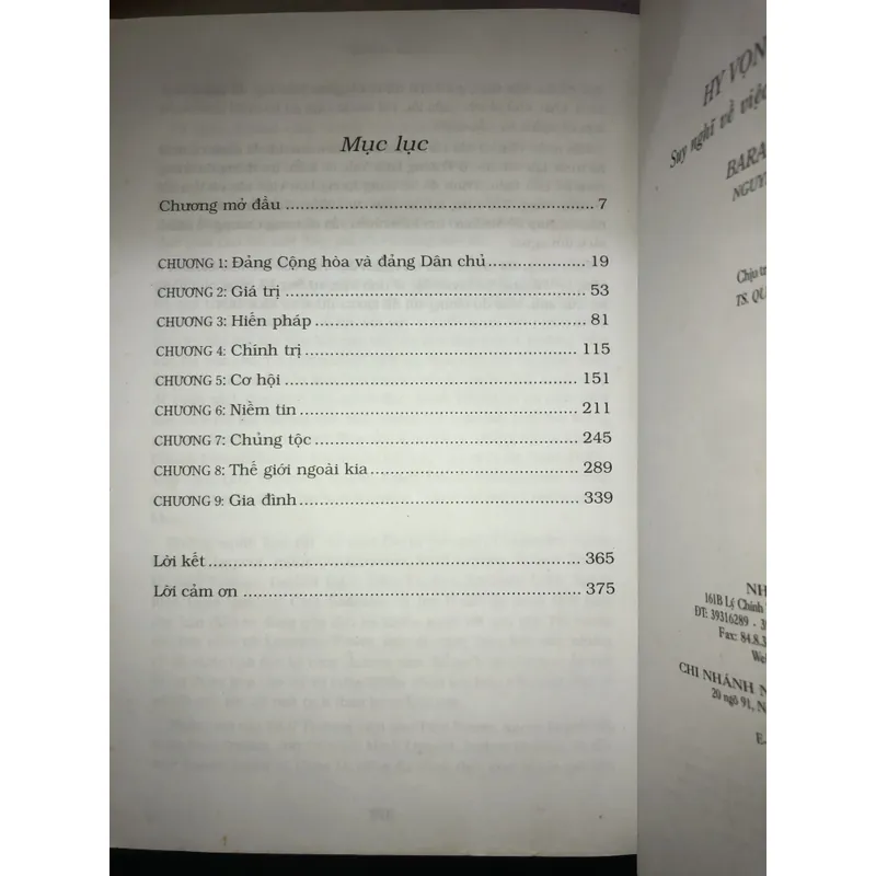 Hy vọng táo bạo - Barack Obama 720285