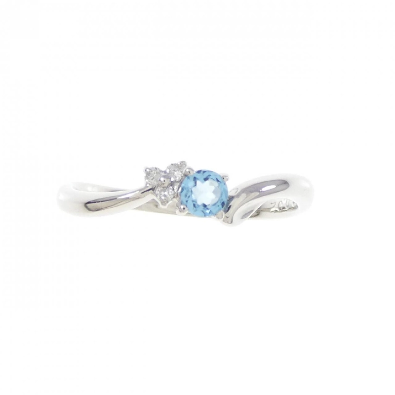 Nhẫn Blue Topaz PT900 - Hàng hiệu Authentic 849735