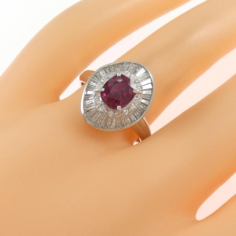 Nhẫn Ruby PT900 1.34CT 667405