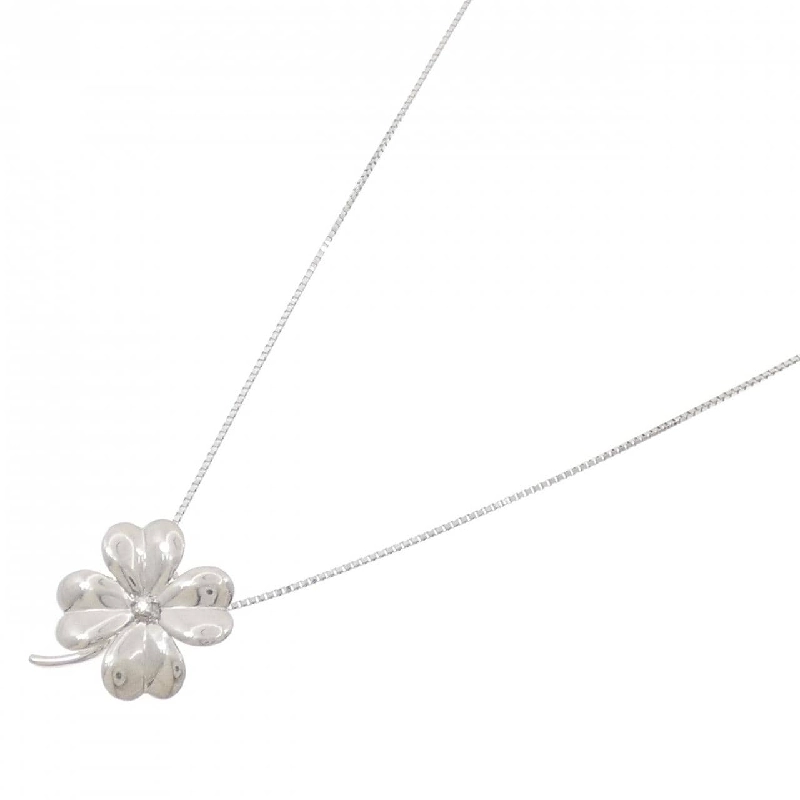 Dây chuyền kim cương PT900/PT850 hình cỏ ba lá 0.01CT - Hàng hiệu Chính hãng 857940