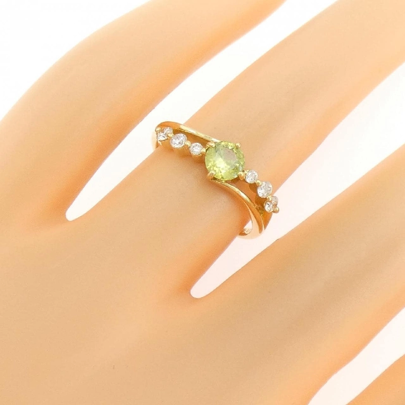 Nhẫn Sphene K18YG 0.39CT 665433