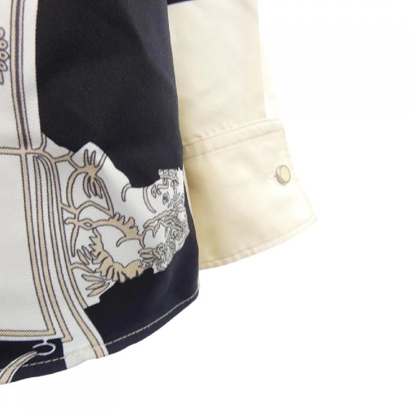 Áo sơ mi HERMES EX-LIBRIS 3E0607D7 Twill Reine 631517