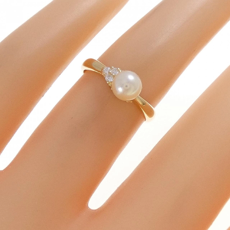 Nhẫn ngọc trai Akoya K18YG 5.1mm - Hàng hiệu Chính hãng 849211