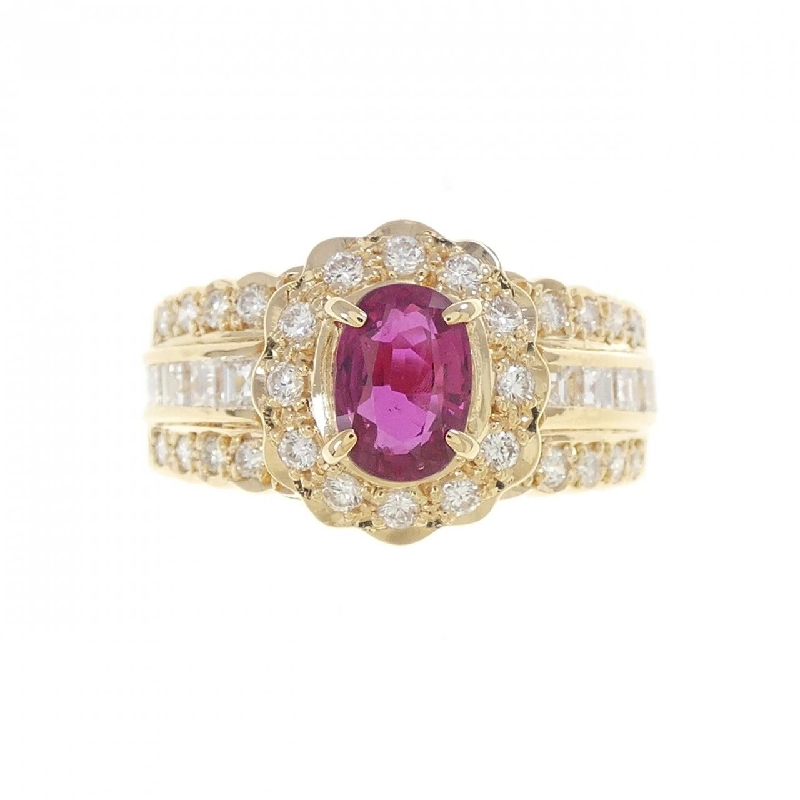 Nhẫn Ruby K18YG 0.77CT - Hàng hiệu Chính hãng 853007