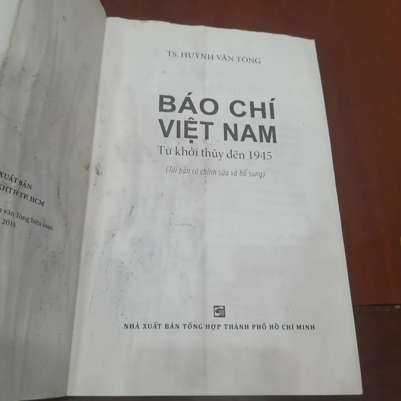 Huỳnh Văn Tòng - BÁO CHÍ VIỆT NAM từ khởi thủy đến 1945 569698