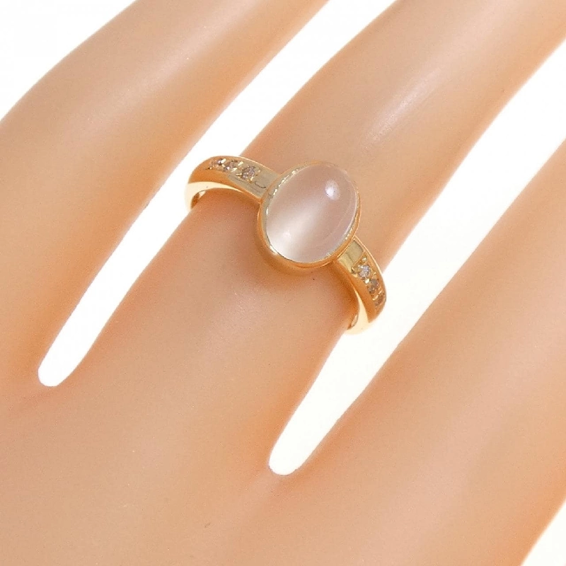 Nhẫn đá mặt trăng K18YG 669370