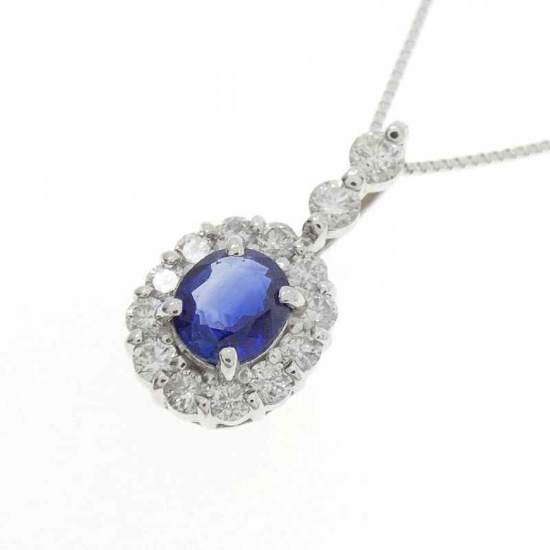 K18WG Sapphire Necklace 0.59CT - Hàng hiệu Authentic 859644
