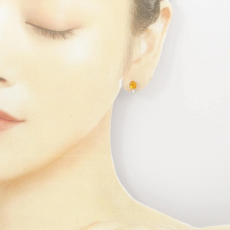 K18WG Sapphire Bông tai - Hàng hiệu Chính hãng 870656