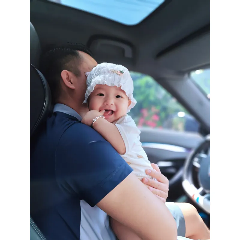 Mũ xô 2 lớp dễ thương mỏng nhẹ, thoáng khí, thích hợp mùa hè 1022238