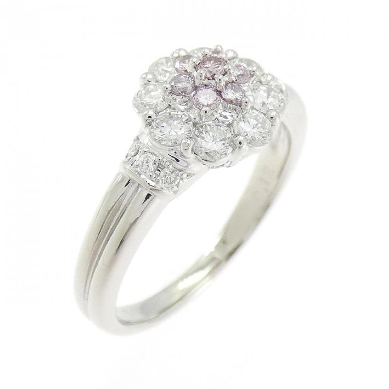 Nhẫn kim cương hồng PT900 hoa 0.12CT - Hàng hiệu Authentic 851621