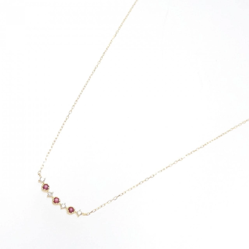 K18YG Spinel Necklace - Hàng hiệu Authentic 863508