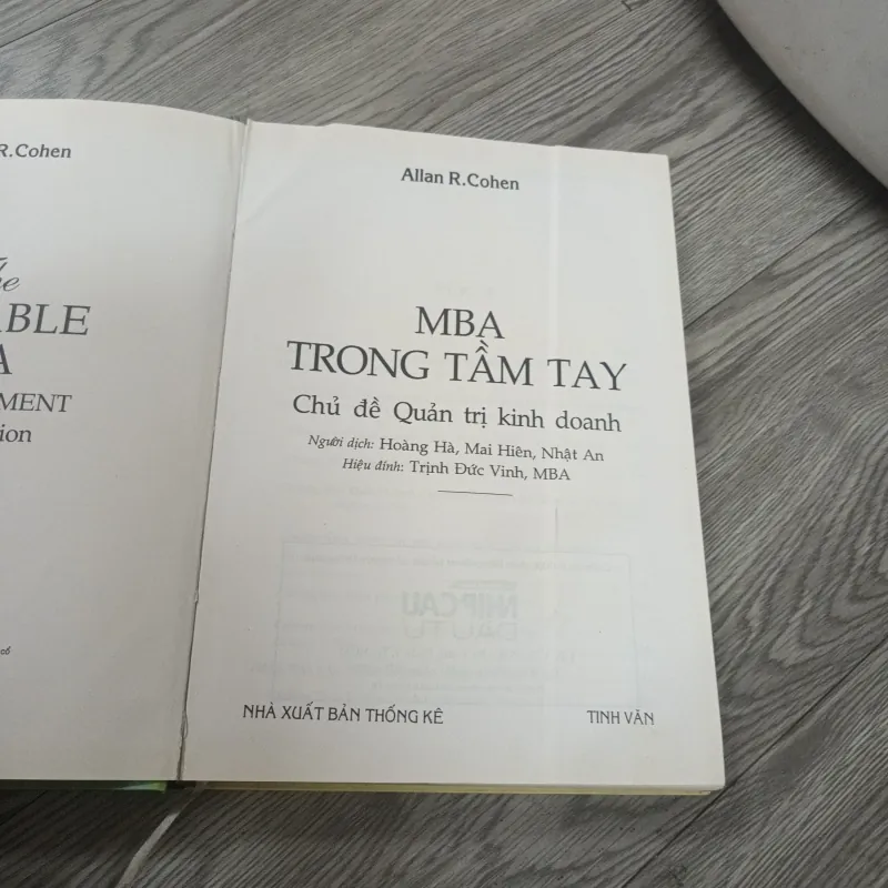 MBA Trong Tầm Tay Chủ Đề Quản Trị Kinh Doanh- Allan R. Cohen 750125