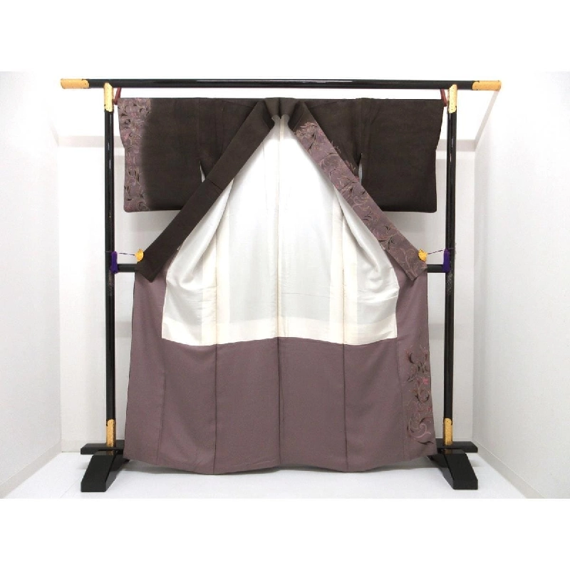 Áo kimono thăm viếng màu Tím Hoàng Đế - Hàng hiệu Authentic 883539