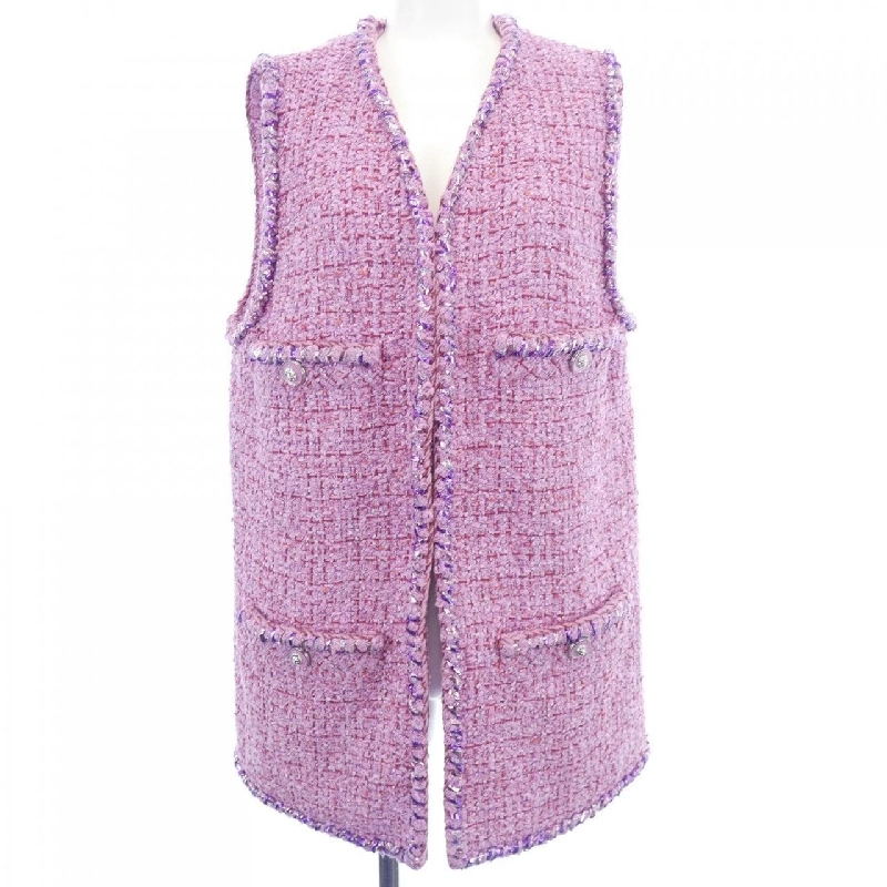 【Mã giảm giá】Chanel CHANEL Áo vest dài 641563
