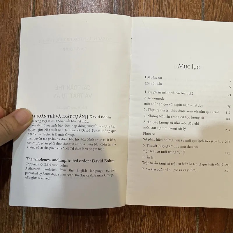 Cái toàn thể và trật tự ẩn - David Bohm (t4) 1002990