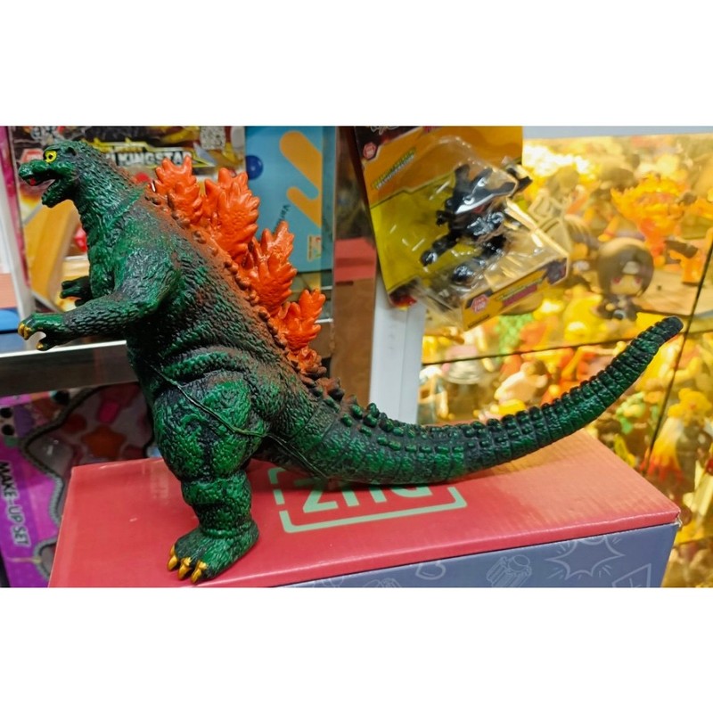 Đồ chơi mô hình con Godzilla cao 15cm chất liệu cao su mềm chọn màu ngẫu nhiên hàng mới 137601