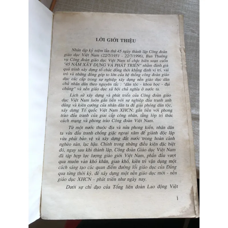 45 năm xây dựng và phát triển - Công Đoàn Giáo dục Việt Nam  968685