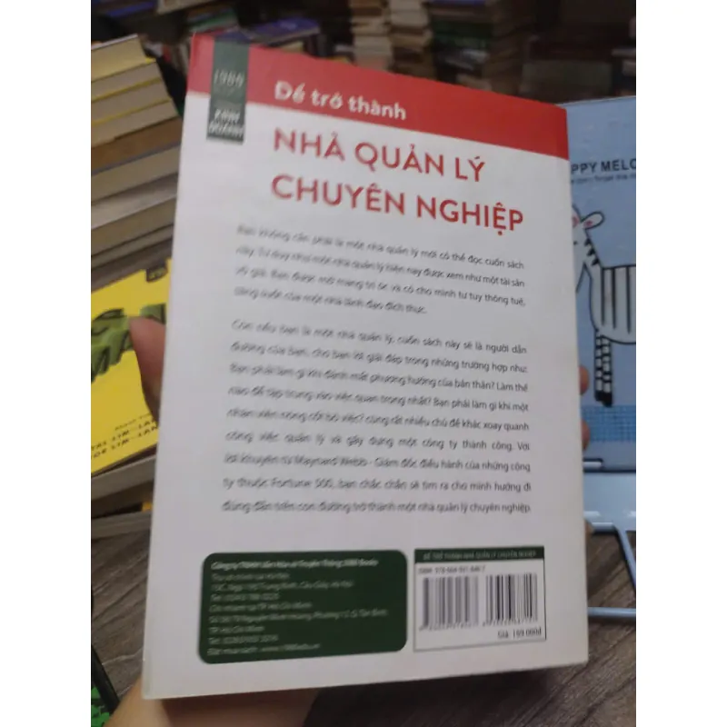 Sách: Để trở thành nhà Quản lý chuyên nghiệp -  Maynard Webb (A2) 590019