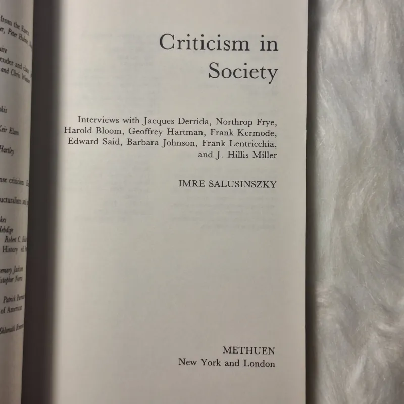 Imre Salusinszky - Criticism in Society 782817