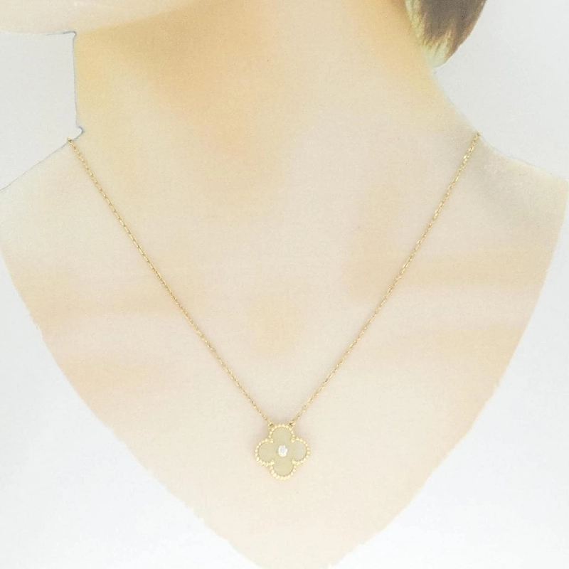 Vòng cổ Van Cleef & Arpels Vintage Alhambra - Hàng hiệu Authentic 843668