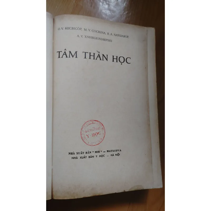 TÂM THẦN HỌC  625388