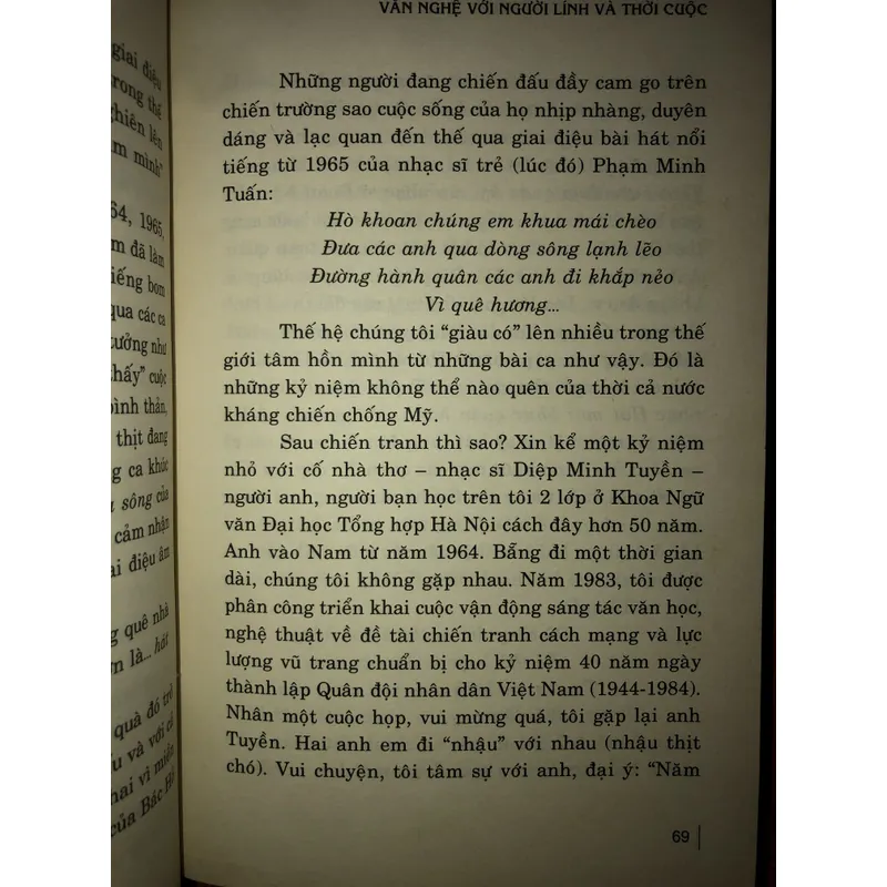 Văn nghệ với người lính và thời cuộc 658303