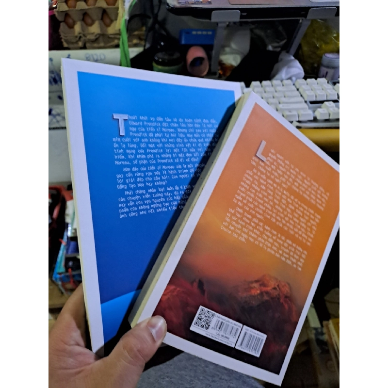 Bộ 2 cuốn H.G.Wells Hòn đảo của tiến sĩ Moreau + Chiến tranh giữa các hành tinh mới 90% ố nhẹ Văn học nước ngoài HCM1709 923333