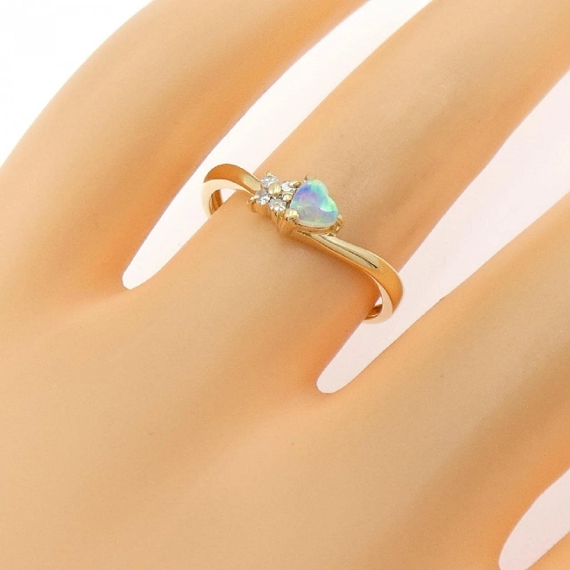 Nhẫn Opal Hình Trái Tim K18YG - Hàng hiệu Chính hãng 849198