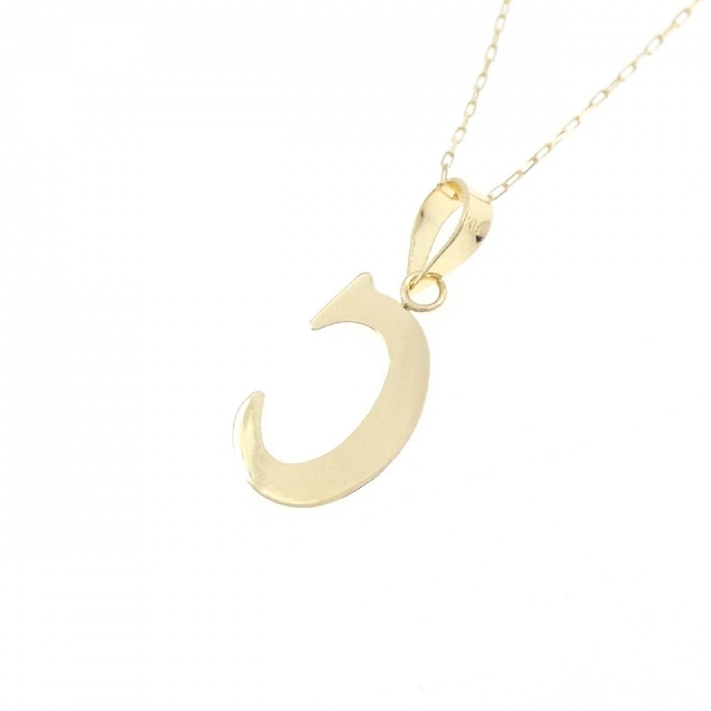 K18YG Chữ cái C Dây chuyền - Hàng hiệu Chính hãng 859108