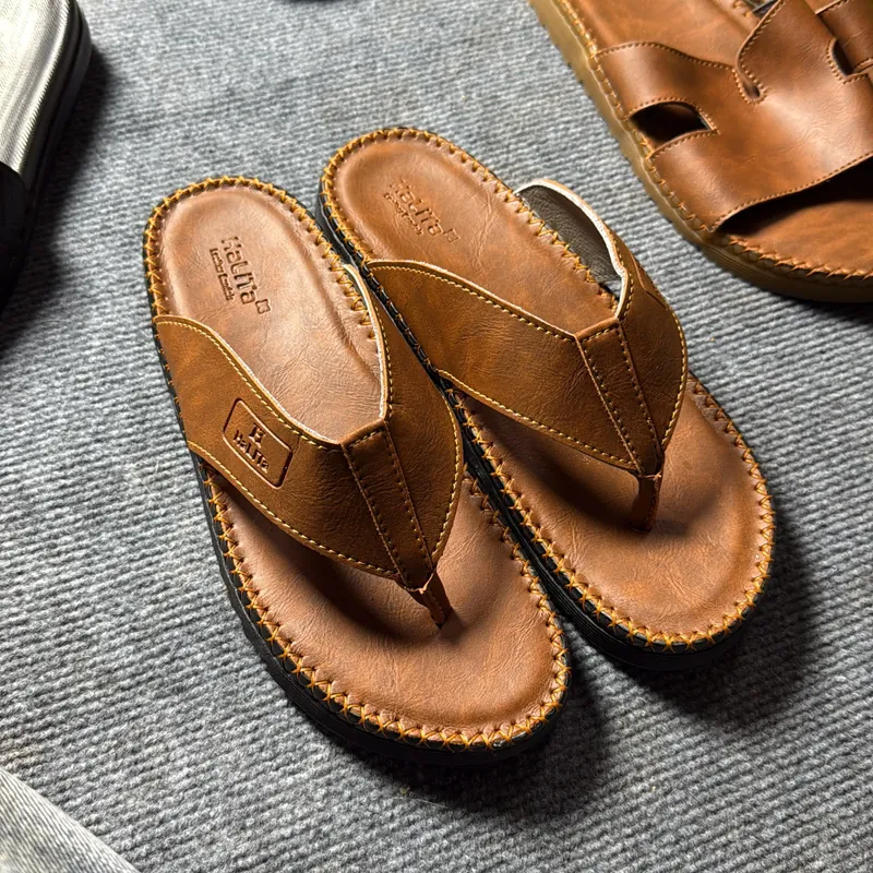 Dép Tông Nam Halita Da Bò Mới Khui Box 704996