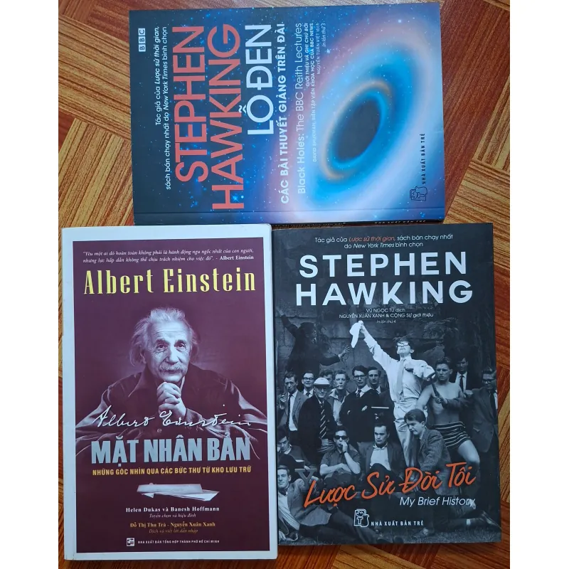 Combo 3 quyển ( Lược sử đời tôi - Lỗ đen - Mặt nhân bản) 751313