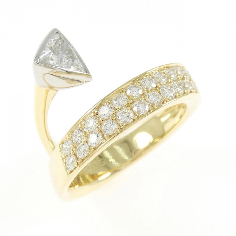 Nhẫn kim cương K18YG/PT900 0.426CT 668758