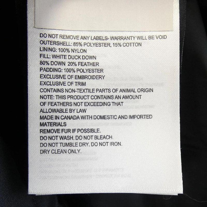 Áo khoác lông vũ MACKENZIE của CANADA GOOSE 2302JL - Hàng hiệu Authentic 814879