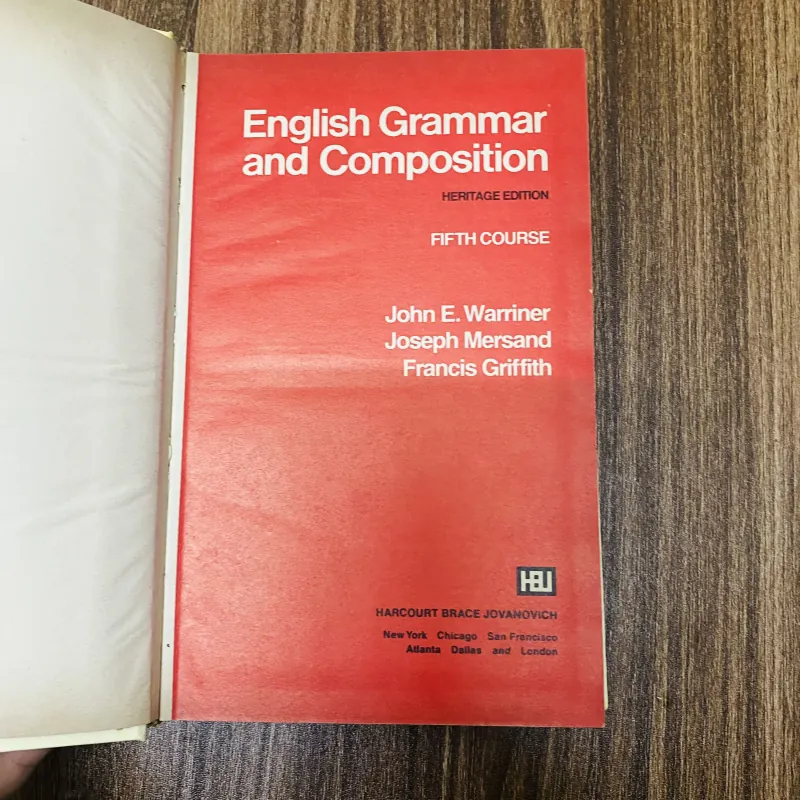 Warriner’s English Grammar and Composition 996858