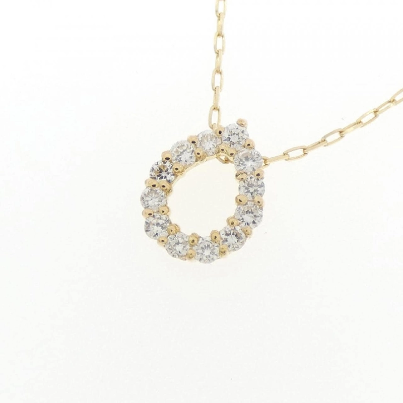 K18YG Dây chuyền kim cương 0.10CT - Hàng hiệu Chính hãng 861006